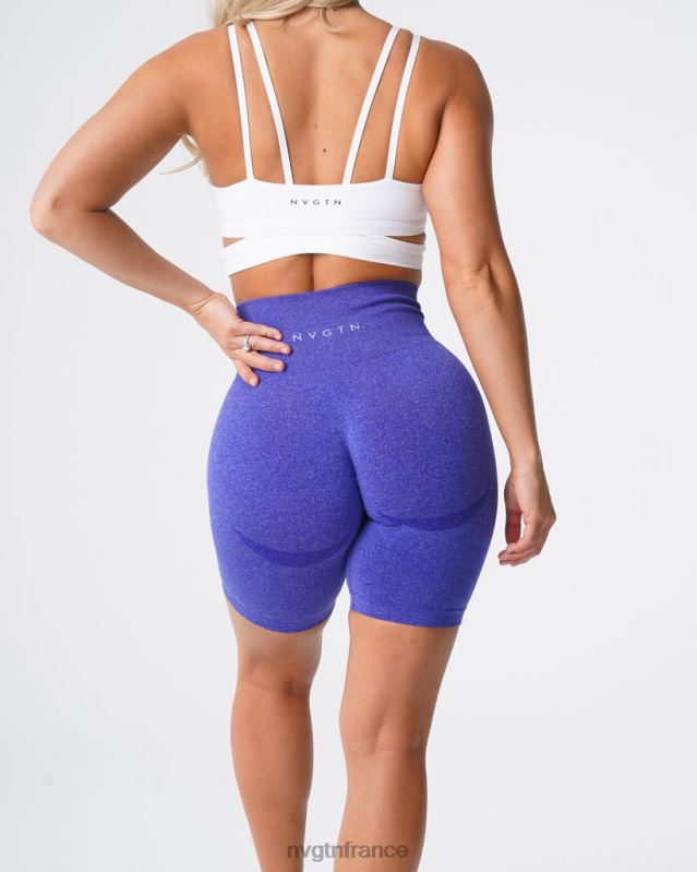 femmes XJRR2486 bleu électrique aptitude NVGTN short de motard