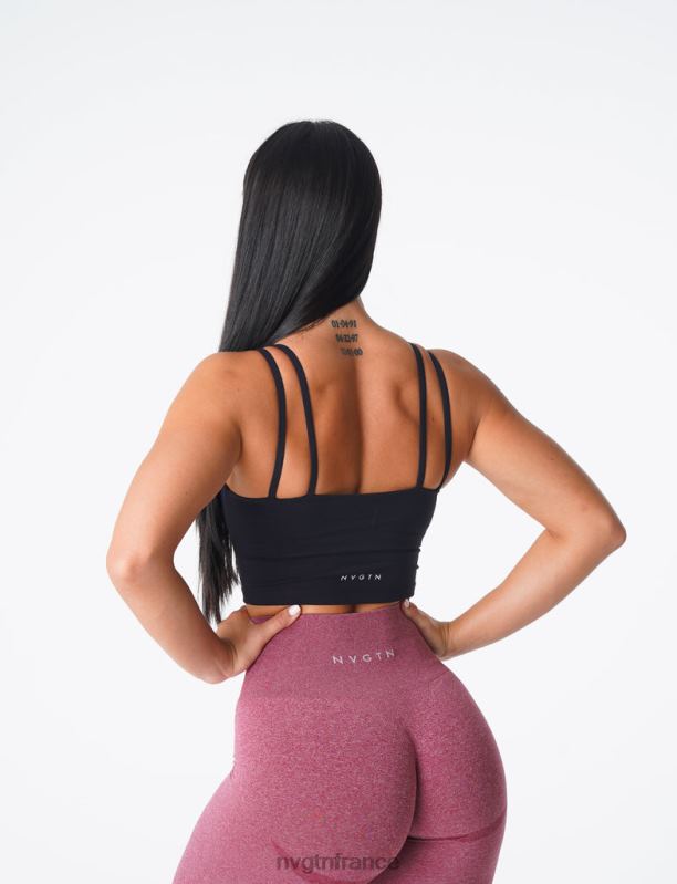 femmes XJRR2105 noir aptitude NVGTN haut de soutien-gorge Poise