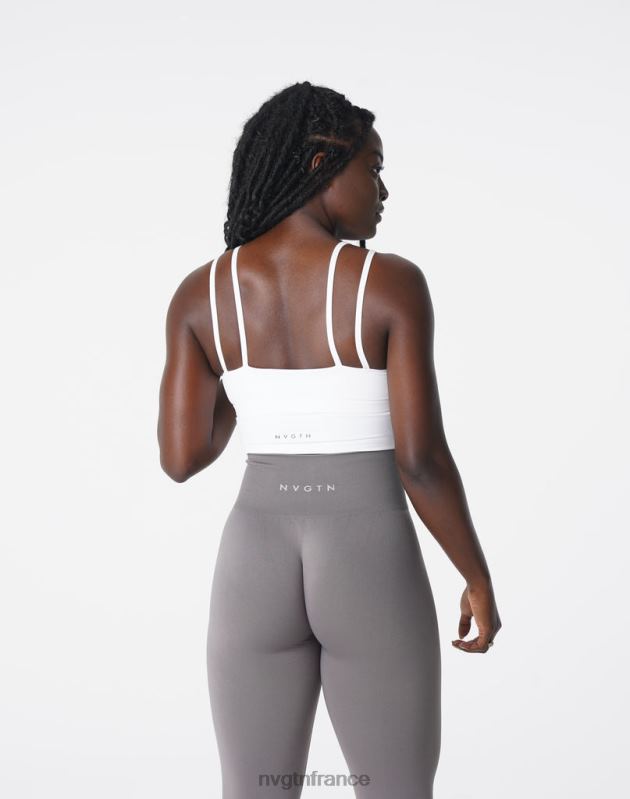 femmes XJRR2106 blanc aptitude NVGTN haut de soutien-gorge Poise