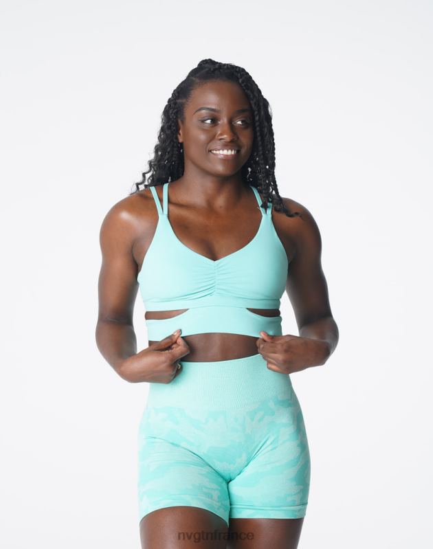 femmes XJRR2119 menthe aptitude NVGTN soutien-gorge tournant