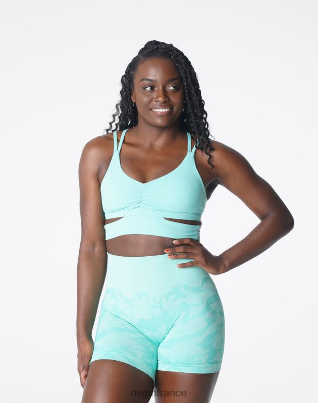 femmes XJRR2119 menthe aptitude NVGTN soutien-gorge tournant