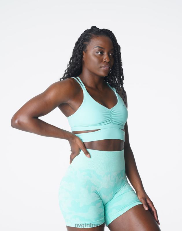 femmes XJRR2119 menthe aptitude NVGTN soutien-gorge tournant