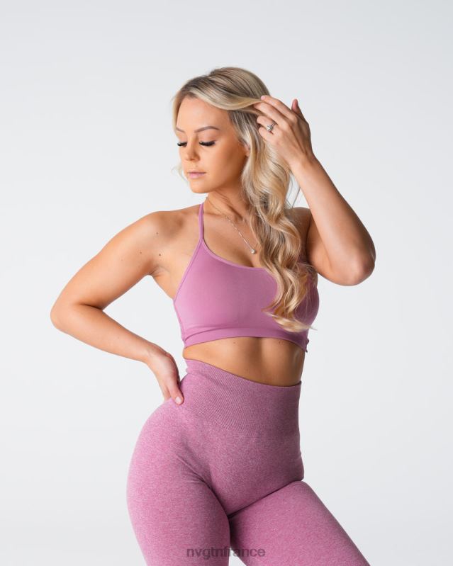femmes XJRR2123 rose pastel aptitude NVGTN soutien-gorge sans couture invincible