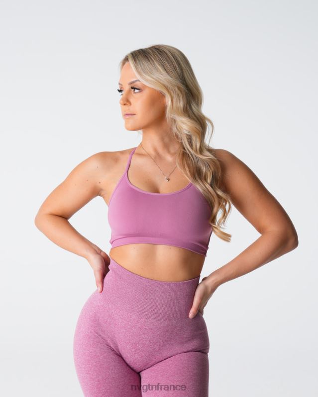 femmes XJRR2123 rose pastel aptitude NVGTN soutien-gorge sans couture invincible