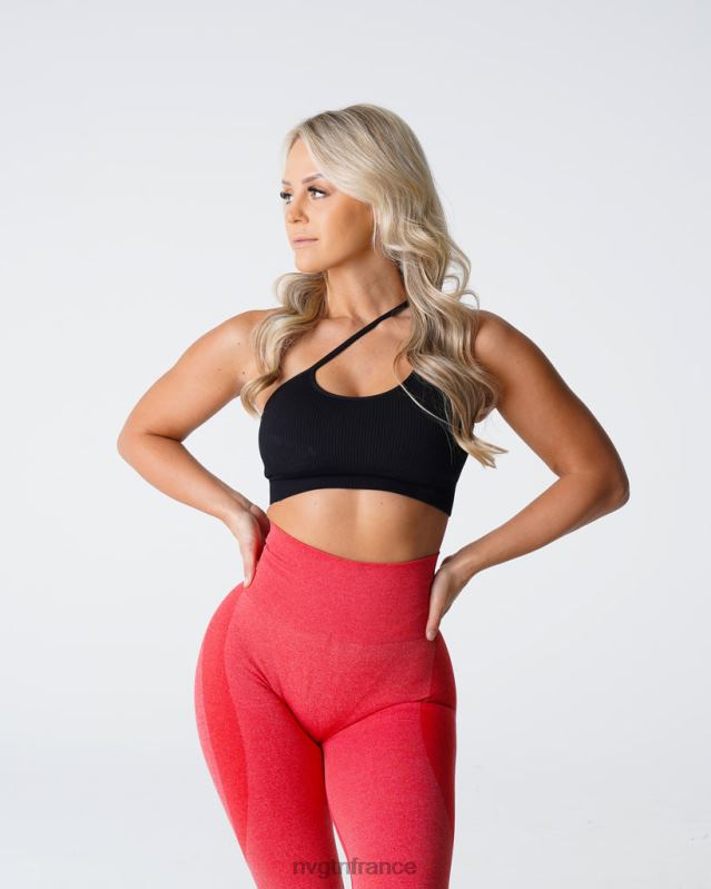 femmes XJRR2124 noir aptitude NVGTN rationaliser le soutien-gorge sans couture