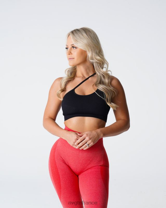 femmes XJRR2124 noir aptitude NVGTN rationaliser le soutien-gorge sans couture