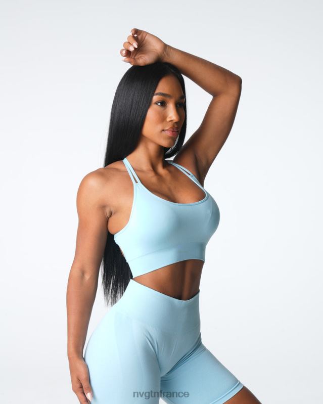 femmes XJRR212 bleu pastel aptitude NVGTN soutien-gorge sans couture vertu