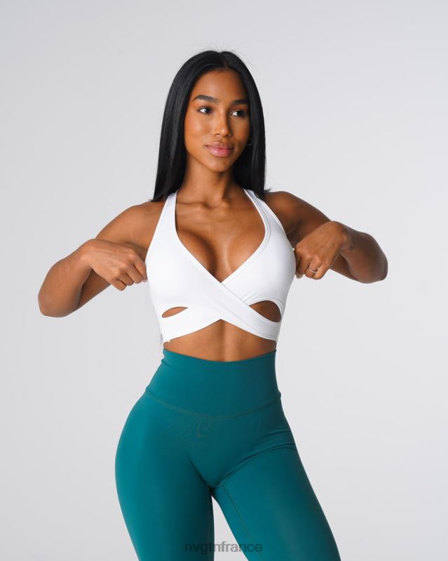 femmes XJRR2134 blanc aptitude NVGTN soutien-gorge éclat