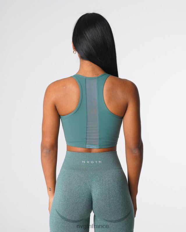 femmes XJRR2135 forêt verte aptitude NVGTN soutien-gorge éclat