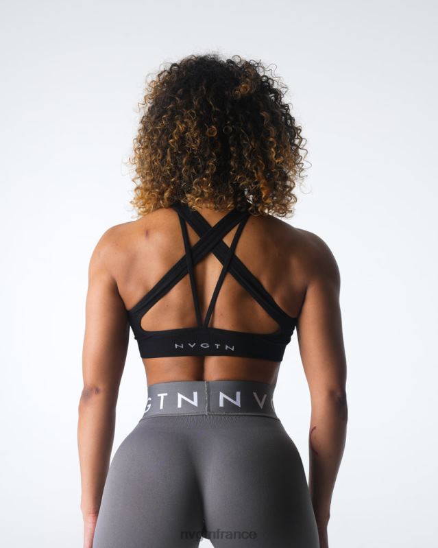 femmes XJRR213 noir aptitude NVGTN inspirer le soutien-gorge sans couture