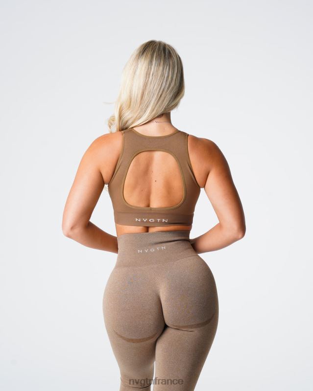 femmes XJRR2144 moka aptitude NVGTN soutien-gorge sans couture poursuite