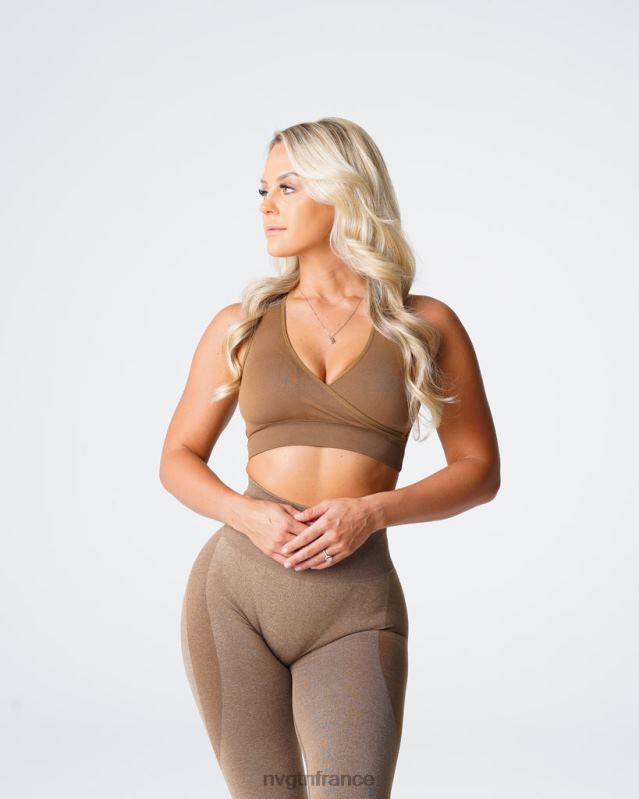 femmes XJRR2144 moka aptitude NVGTN soutien-gorge sans couture poursuite