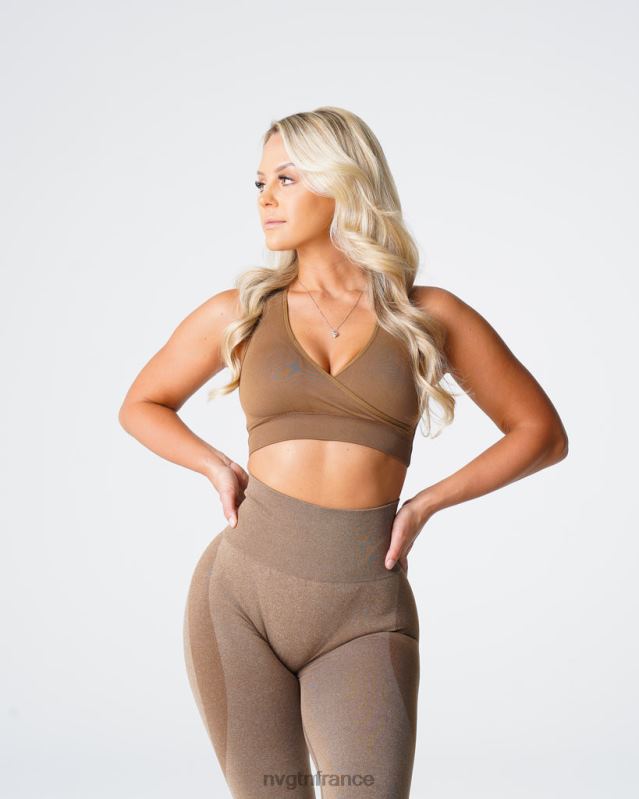 femmes XJRR2144 moka aptitude NVGTN soutien-gorge sans couture poursuite