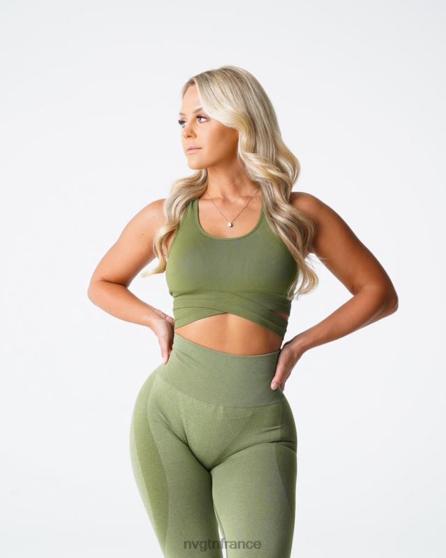 femmes XJRR2146 prairie aptitude NVGTN haut de soutien-gorge sculptant sans couture