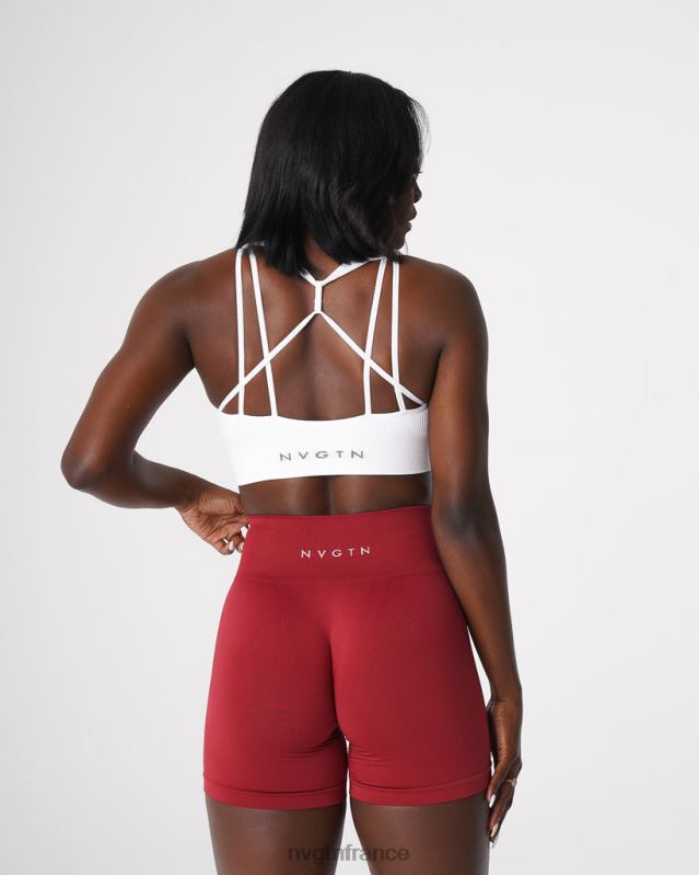 femmes XJRR2159 blanc aptitude NVGTN soutien-gorge côtelé sans couture galaxie