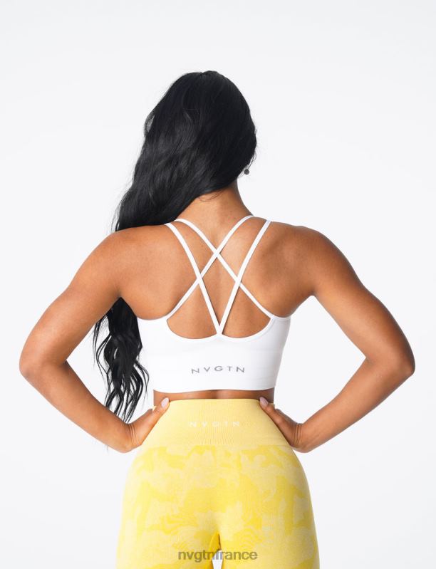 femmes XJRR2163 blanc aptitude NVGTN soutien-gorge sans couture fleuri
