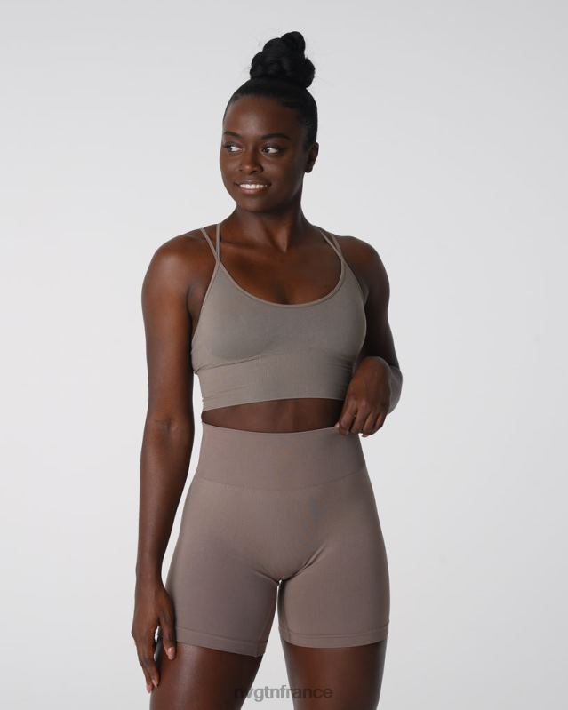 femmes XJRR2164 taupe aptitude NVGTN soutien-gorge sans couture fleuri