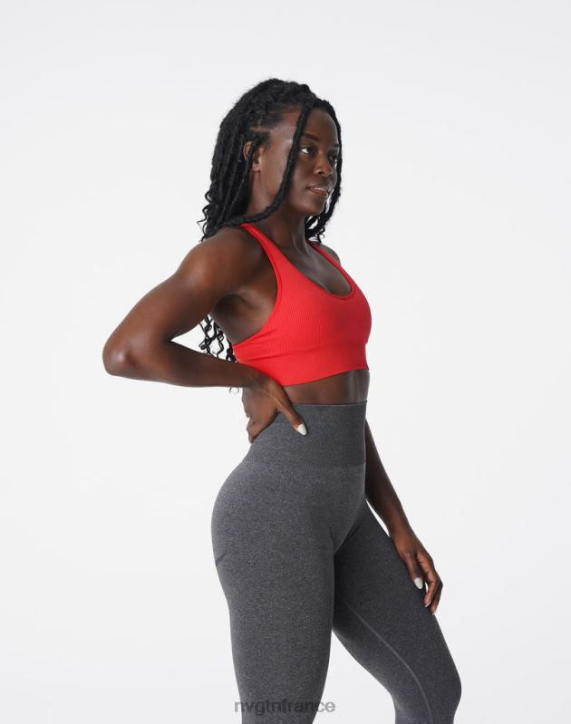 femmes XJRR2167 écarlate aptitude NVGTN soutien-gorge côtelé sans couture galaxie