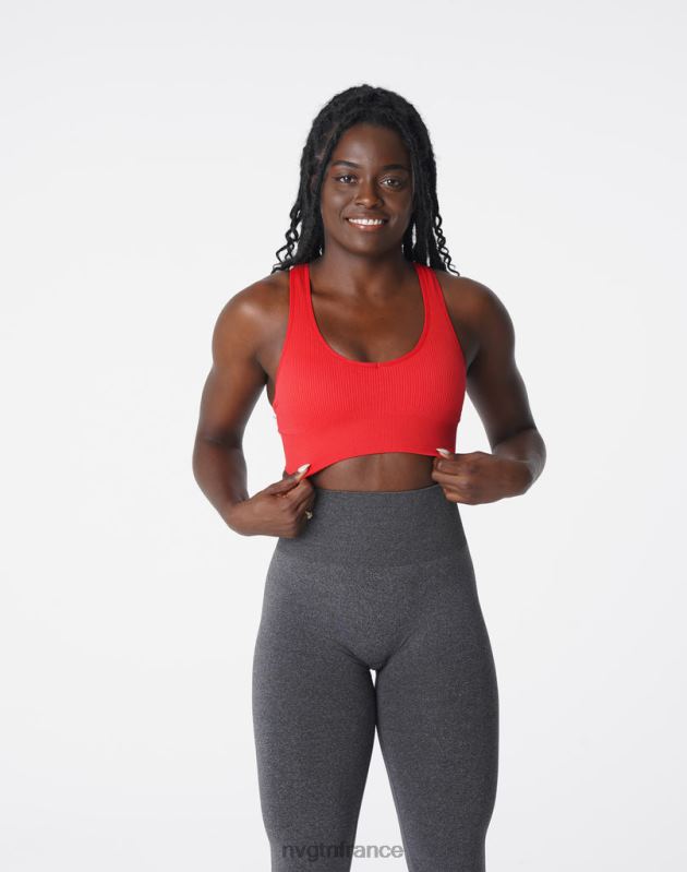 femmes XJRR2167 écarlate aptitude NVGTN soutien-gorge côtelé sans couture galaxie