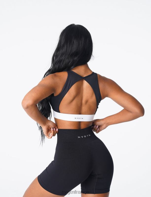 femmes XJRR2173 noir aptitude NVGTN soutien-gorge d'agilité