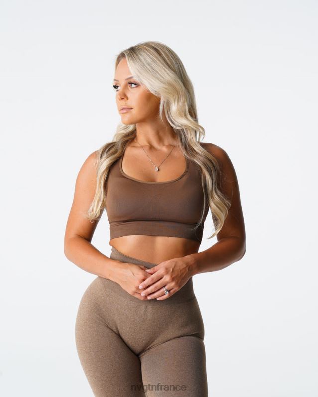 femmes XJRR2178 moka aptitude NVGTN enflammer le soutien-gorge sans couture
