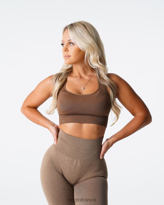femmes XJRR2178 moka aptitude NVGTN enflammer le soutien-gorge sans couture
