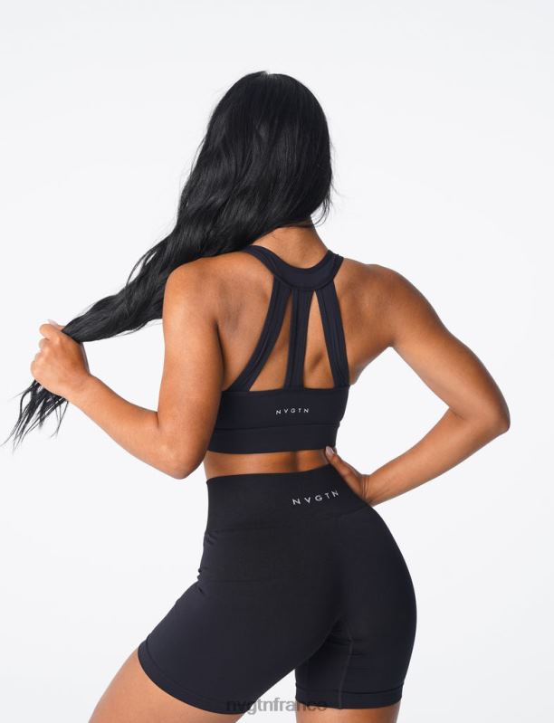 femmes XJRR2187 noir aptitude NVGTN soutien-gorge trio