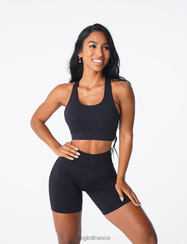 femmes XJRR2187 noir aptitude NVGTN soutien-gorge trio