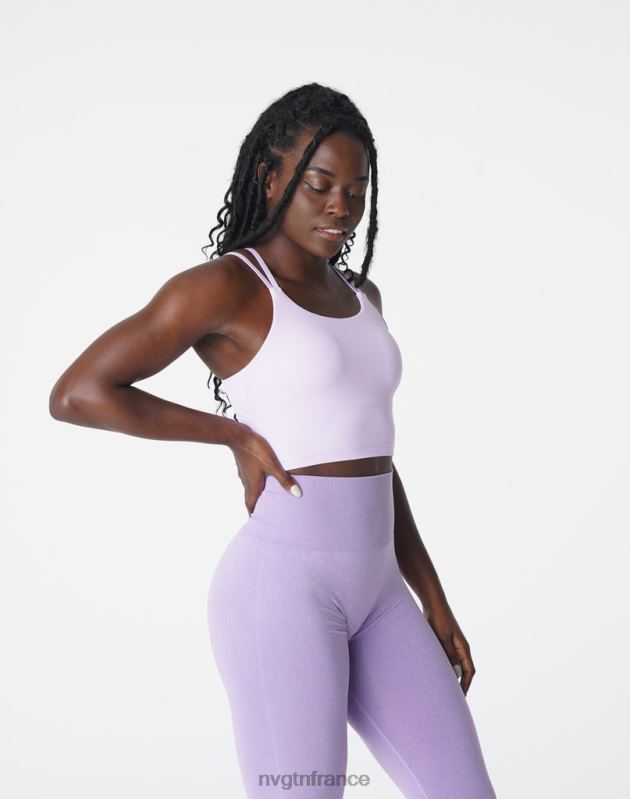 femmes XJRR2192 lavande aptitude NVGTN haut de soutien-gorge Poise