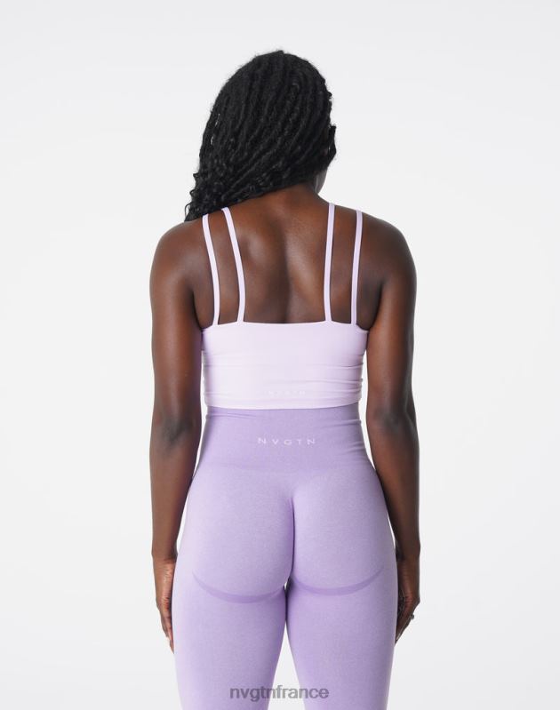 femmes XJRR2192 lavande aptitude NVGTN haut de soutien-gorge Poise