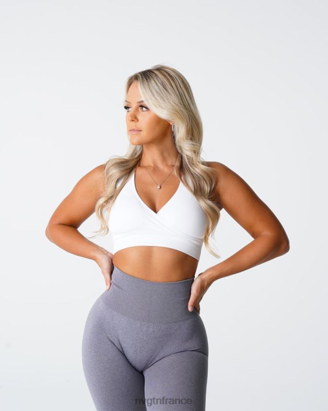 femmes XJRR2198 blanc aptitude NVGTN soutien-gorge sans couture poursuite