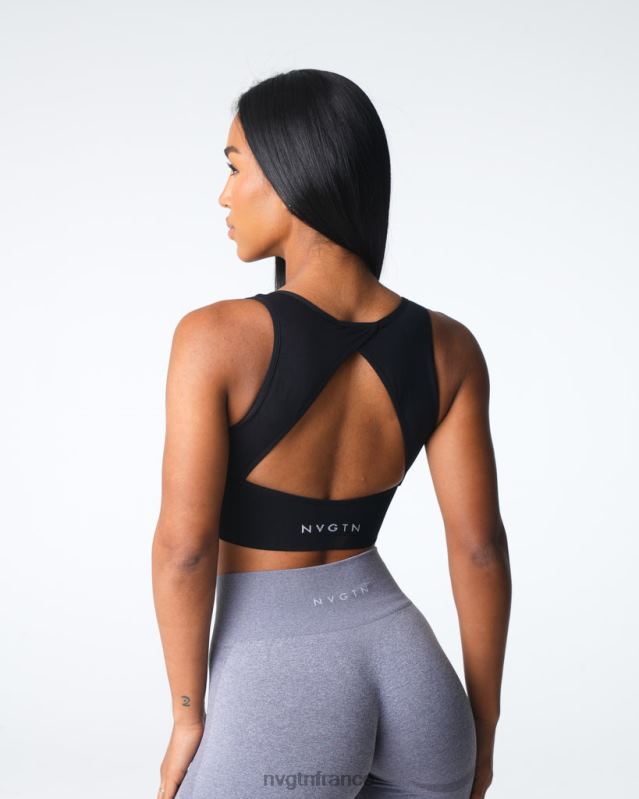 femmes XJRR21 noir aptitude NVGTN soutien-gorge sans couture