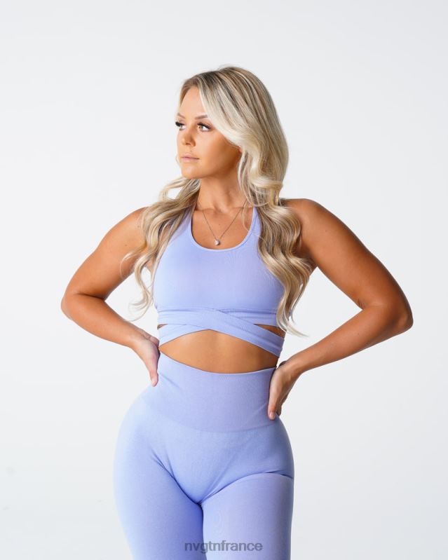 femmes XJRR2203 pervenche aptitude NVGTN haut de soutien-gorge sculptant sans couture