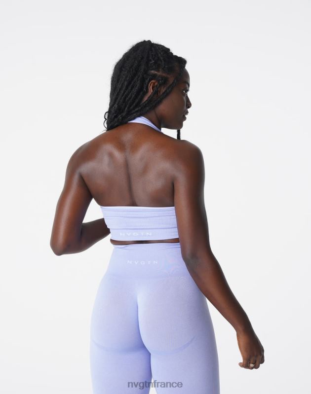 femmes XJRR2204 pervenche aptitude NVGTN soutien-gorge dos nu côtelé sans couture Limitless
