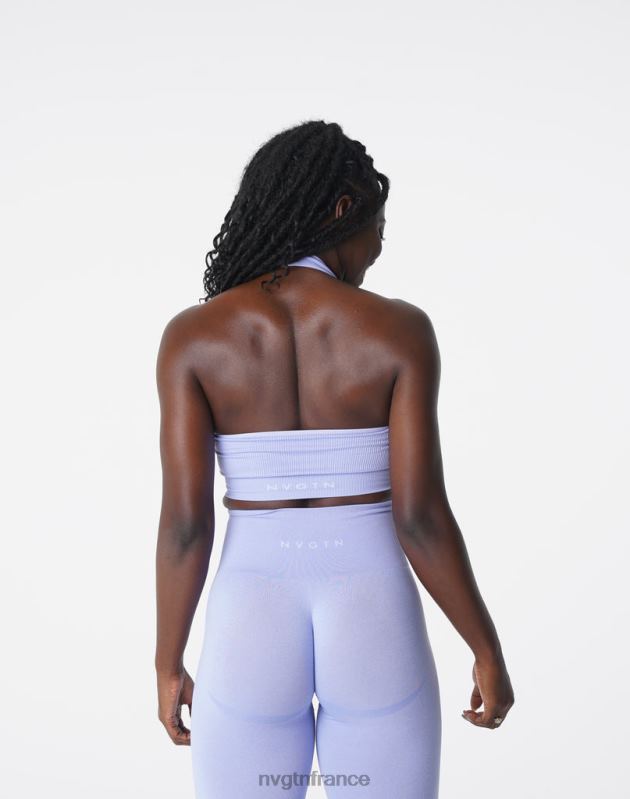 femmes XJRR2204 pervenche aptitude NVGTN soutien-gorge dos nu côtelé sans couture Limitless