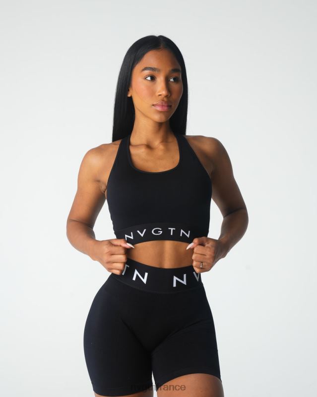 femmes XJRR221 noir aptitude NVGTN soutien-gorge de sport sans couture Legacy