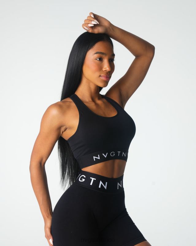 femmes XJRR221 noir aptitude NVGTN soutien-gorge de sport sans couture Legacy