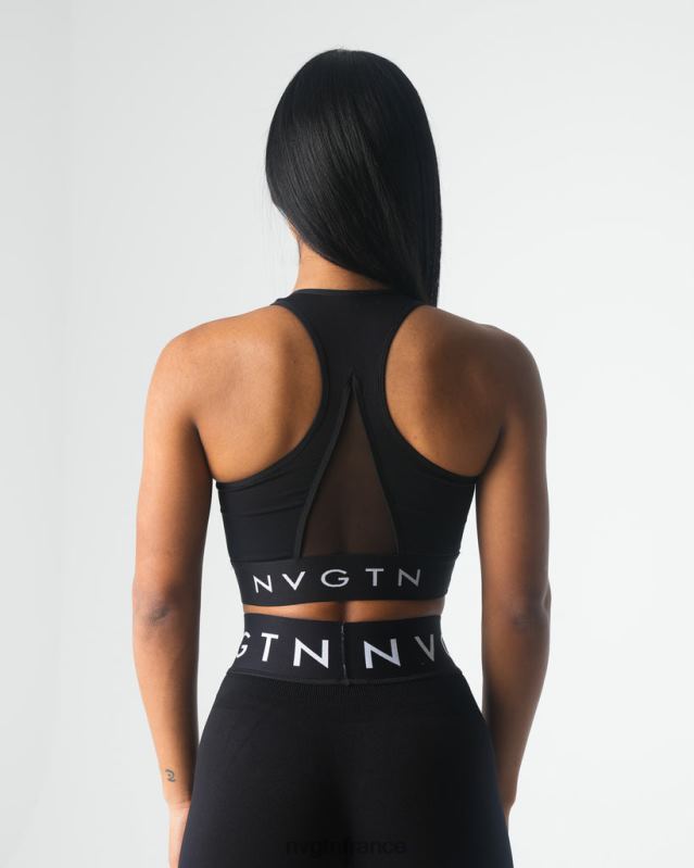 femmes XJRR221 noir aptitude NVGTN soutien-gorge de sport sans couture Legacy