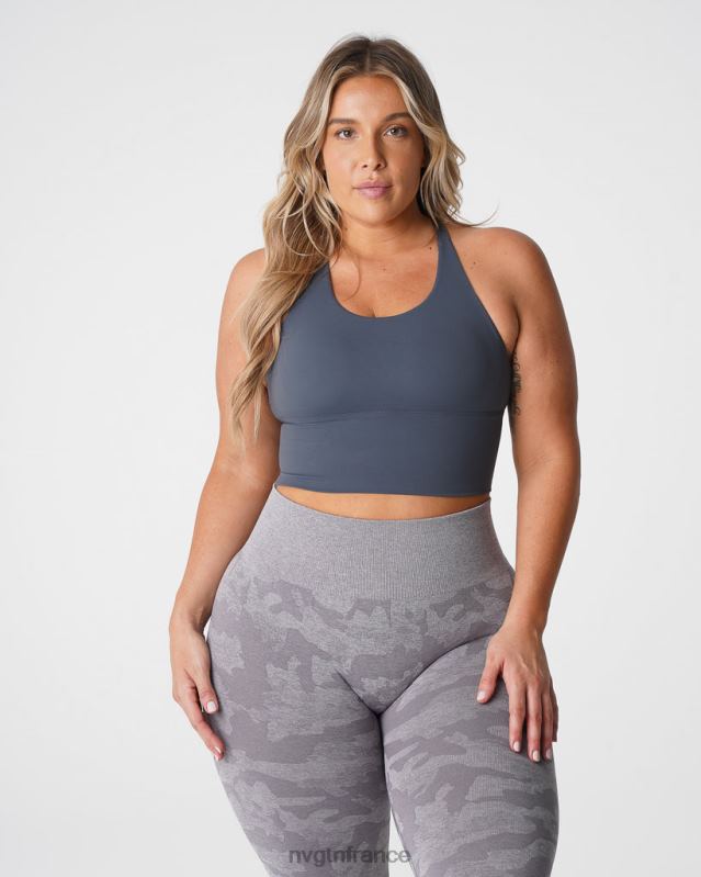 femmes XJRR2229 gris pierre aptitude NVGTN haut de soutien-gorge Matrix
