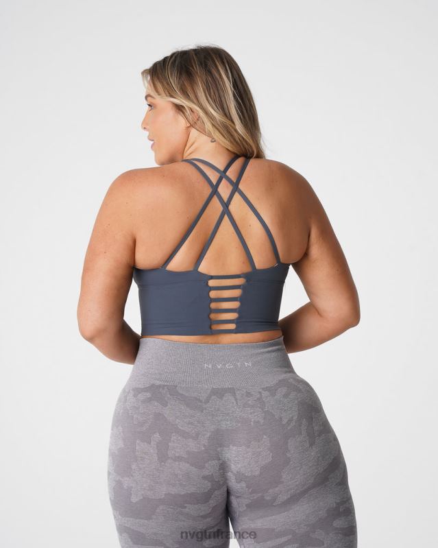 femmes XJRR2229 gris pierre aptitude NVGTN haut de soutien-gorge Matrix