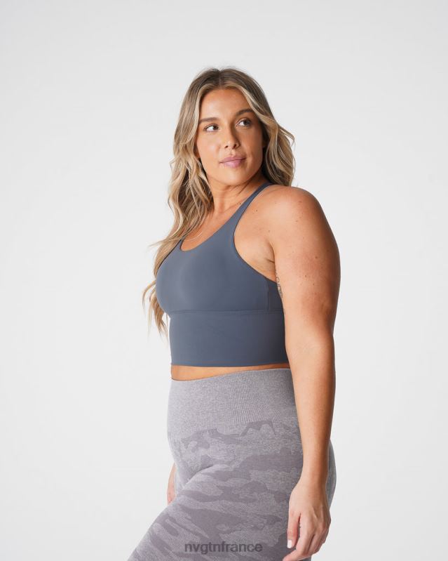 femmes XJRR2229 gris pierre aptitude NVGTN haut de soutien-gorge Matrix