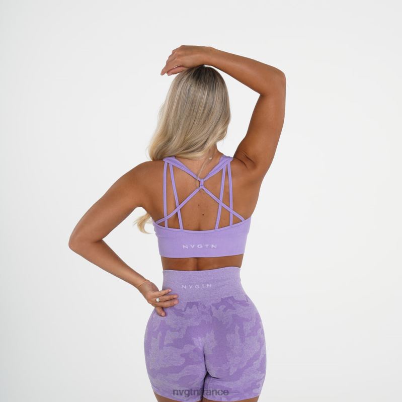 femmes XJRR2244 iris aptitude NVGTN soutien-gorge côtelé sans couture galaxie