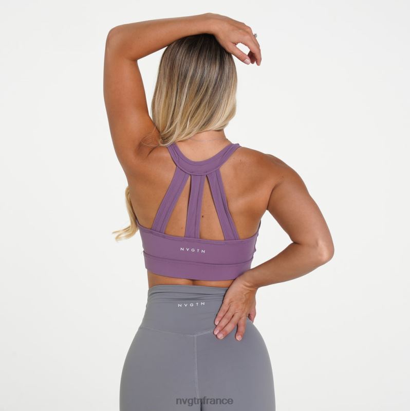 femmes XJRR2279 mauve aptitude NVGTN soutien-gorge trio violet