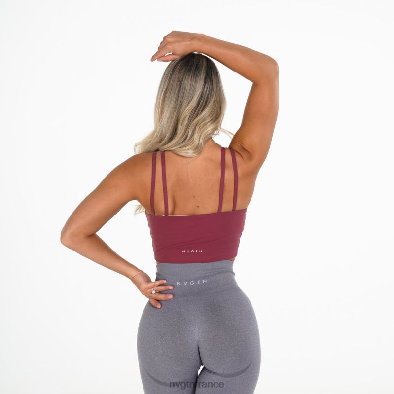 femmes XJRR2280 canneberge aptitude NVGTN haut de soutien-gorge Poise