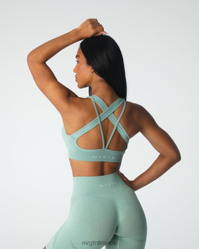 femmes XJRR239 vert sauge aptitude NVGTN inspirer le soutien-gorge sans couture