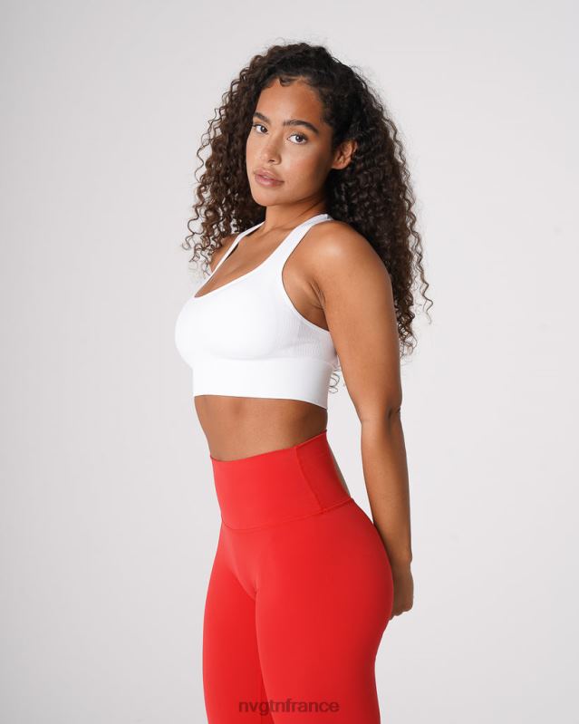 femmes XJRR241 blanc aptitude NVGTN enflammer le soutien-gorge sans couture