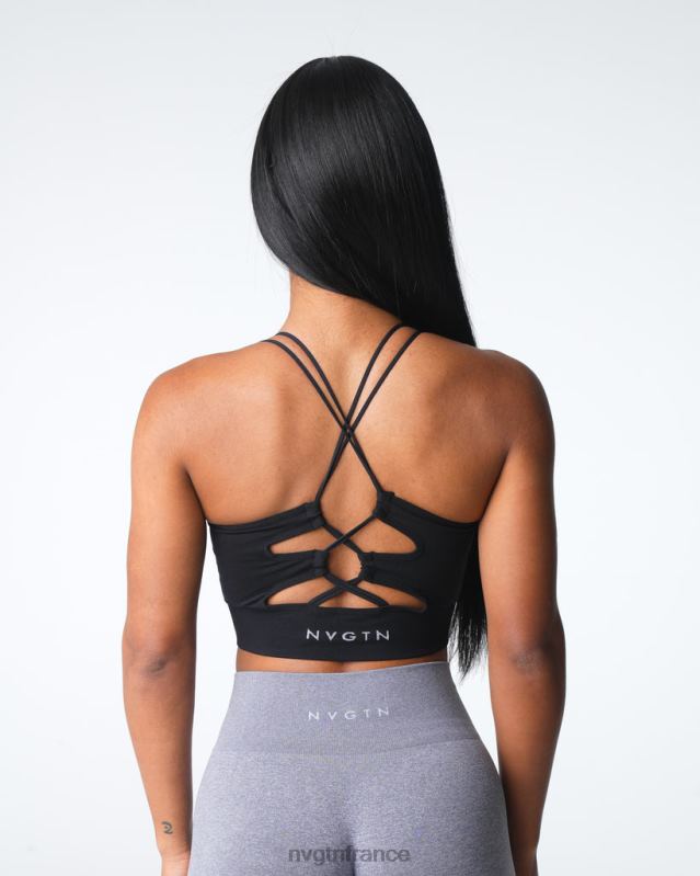 femmes XJRR25 noir aptitude NVGTN soutien-gorge sans couture prospère