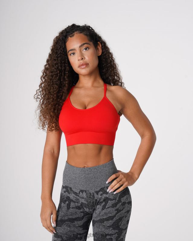 femmes XJRR260 écarlate aptitude NVGTN soutien-gorge sans couture fleuri