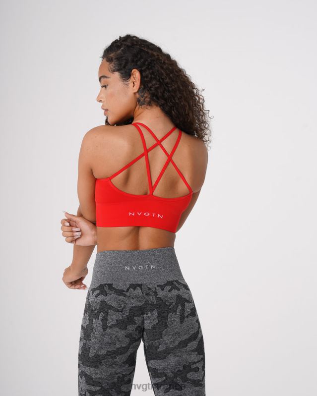 femmes XJRR260 écarlate aptitude NVGTN soutien-gorge sans couture fleuri