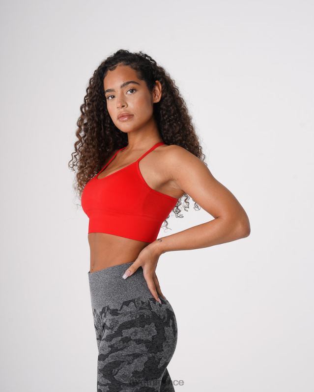 femmes XJRR260 écarlate aptitude NVGTN soutien-gorge sans couture fleuri